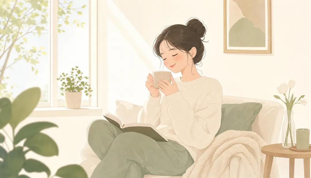 나를 돌보는 따뜻한 한 순간